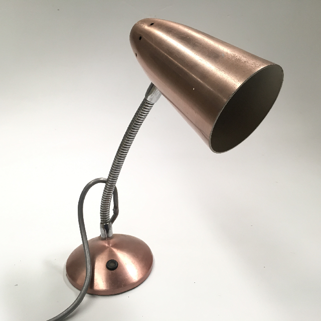 LAMP, Desk or Bedside Light - Small Anodised, Pink